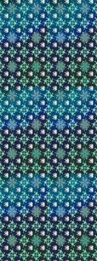 Çiçekli karalama şeklinde Raster çiçek deseni. Nazik, sevimli çiçek arkaplanı. Mavi ve nötr renkte çiçekler.