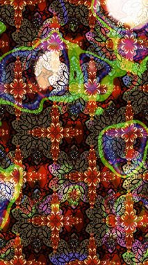 Düz Çiçek Elementleri Tasarımı. Güzel kumaş deseni. Renkli Yaz Temalı eskiz kalıbı. Raster çiçekli arka plan. Güzel eskiz şekli. Yazdır.