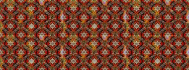 Yaz çiçekleri teması. El çizimi, soyut ve süslü elementler. Suluboya resim taklit Raster çizimi. Klasik çiçekler. Kahverengi ve kırmızı renkler.