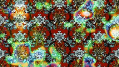 Tomurcukları papatya çiçekleri olan sevimli bir çiçek deseni. Raster illüstrasyonu. Eskiz geçmişi. Kumaş, tekstil, duvar kağıdı baskısı için. Miles Fleur, süslü püslü bir süs. Antika retro tarzı.