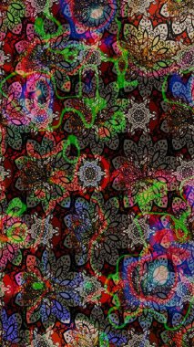 Tekstil, duvar kâğıdı, kapaklar, yüzey, baskı, hediye paketi, hatıra defteri, dekupaj. Taşralı şıklığı. Küçük yabani çiçeklerdeki halk modelini çiz. Liberty style millefleurs.