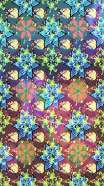 Kızılderili desenli desenli desenli şal deseni. Tekstil, tebrik kartı, boyama kitabı, telefon kılıfı baskısı için kullanılabilir. Etnik Mandala süsü. Raster Henna dövme stili.