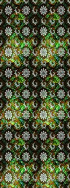 Bahar çiçekleriyle güzel bir çiçek deseni çizmişsin. Raster illüstrasyonu. Güzel kumaş deseni.