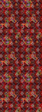 Modaya uygun kumaş deseni. Sevimli çiçek raster deseni. Düz Çiçek Elementleri Tasarımı. Renkli Yaz Teması çizim şablonu.