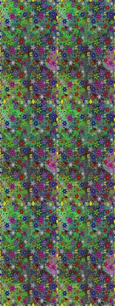 Çiçek desenli raster, yeşil çizgi grafik desenli soyut raster arkaplan. Modern stil dokusu.