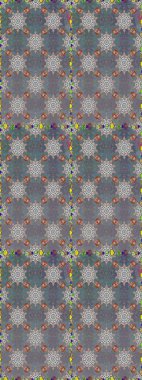 Gri ve nötr renkte çiçekler. Raster illüstrasyonu. Kusursuz çiçek deseni duvar kağıdı için kullanılabilir.