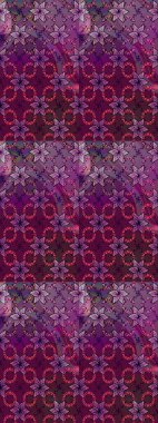 Motley illüstrasyonu. Küçük renkli çiçekler. Küçük çiçekte güzel bir desen. Moda baskıları için zarif bir şablon. Mor çiçekli bahar çiçekleri.