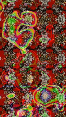 Güzel kumaş deseni. Çizim raster deseni. Çiçek arka planı.