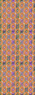 Doğu tarzı arabesk. Raster illüstrasyonu. Kusursuz altın desenli bukleler. Altın elementli turuncu ve bej renkler. Raster altın desen.