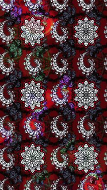 Siyah ve kırmızı renkte çiçekler olan çiçek deseni çiz. Suluboya tarzında siyah ve kırmızı renkte çiçekler.