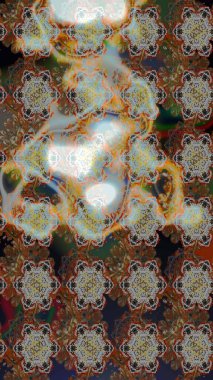 Parlak renkli çiçekleri ve gri ve kahverengi renkte yaprakları olan harika bir çiçek deseni. Moda baskıları için zarif bir şablon. Modern çiçek arkaplanı. Halk stili.