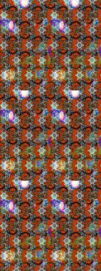 Çiçekli, yapraklı, çiçek desenli eskiz. El çizimi. Raster illüstrasyonu.