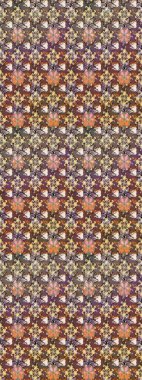 Raster illüstrasyonu. Bahar çiçekleriyle güzel bir çiçek deseni çizmişsin. Güzel kumaş deseni.