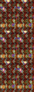 Düz Çiçek Elementleri Tasarımı. Raster. Renkli Bahar Teması çizim şablonu.