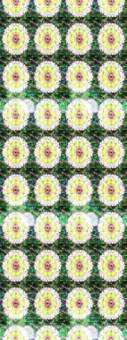 Güzel kumaş deseni. Renkli Yaz Temalı eskiz kalıbı. Düz Çiçek Elementleri Tasarımı. Yazdır. Güzel eskiz şekli. Raster çiçekli arka plan.