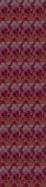 Elle boyanmış suluboya resim çizimleri, çiçekler ve bitkiler. Kahverengi ve kırmızı renkte çiçekler.