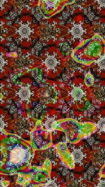 Çizim raster deseni. Güzel kumaş deseni. Çiçek arka planı.