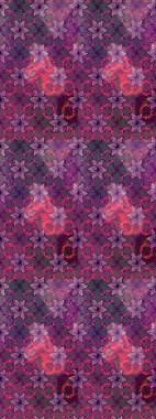 Mor ve pembe renklerde. Anti-stres için soyut örnek sayfası. Raster illüstrasyonu.