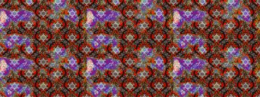 Tropik çiçekler. Kahverengi ve gri renkli çiçekler. Gömlek çizimi Arkaplan Deseni.