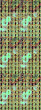 Yeşil renkli bitkilerden oluşan parlak çiçekli çizim deseni.