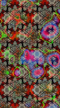 Nazik, sevimli çiçek arkaplanı. Çiçekli karalama şeklinde Raster çiçek deseni. Tarafsız ve gri renkte çiçekler.