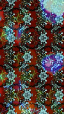 Raster Hip kumaş deseni. Eskiz Vintage Çiçek Deseni.