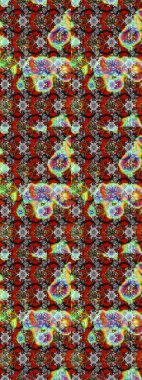 Çiçekler suluboya eskiz deseni. Raster Stili kumaş deseni.