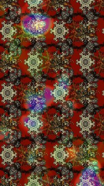 Raster güzel bir çiçek deseni çizmiş. Bahar mevsimi. Tatil havası. Nazik romantik baskı.