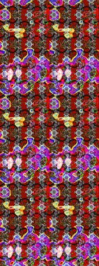 Yumuşak, bahar çiçekli arka plan. Kırmızı ve gri renkte çiçekler. Raster çiçek desenli ve çiçekli..