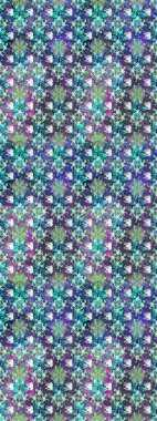 Raster illüstrasyonundaki çiçek desenli çizim. Mavi ve nötr renkte çiçekler.