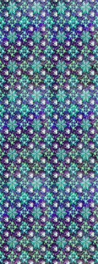 Renkli Bahar Teması eskiz kalıbı. Mor ve mavi renkte çiçekler. Düz Çiçek Elementleri Tasarımı. Çiçekle çizim deseni.