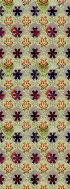 Çiçek desenli raster, gri ve nötr çizgi grafik desenli soyut raster arkaplan. Modern stil dokusu.