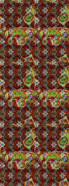 Çiçek arkaplan. Çizim raster deseni. Güzel kumaş deseni.