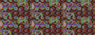 Raster resim. Çiçek desenli çiçek ve yaprakları ile. Sevimli küçük çiçek desenle.