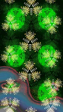 Çizim çiçek deseni duvar kağıdı, web sitesi arka planı, ambalaj kağıdı, davetiye, broşür, afiş veya web sitesi için kullanılabilir. Parlak elementlerin. El çizimi Raster illüstrasyonu.