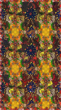 Çiçek arkaplan. Güzel kumaş deseni. Kusursuz raster deseni.