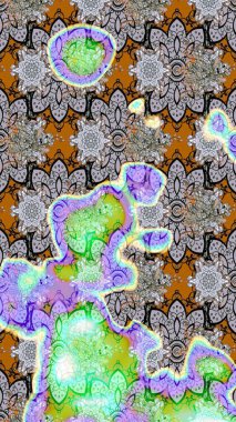 Çiçek desenli eskiz. Gri ve nötr renkte çiçekler. Düz Çiçek Elementleri Tasarım Raster illüstrasyonu. Renkli Bahar Teması çizim şablonu.