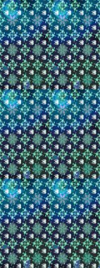 Düz Çiçek Elementleri Tasarımı. Güzel çiçek deseni. Mavi ve nötr renklerde çiçekler. Renkli Bahar Teması çizim şablonu.