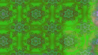 Renkli unsurlarla hareketli arka plan görüntüleri. Çiçekler. Eski model. Bayrak tarzı. Video kaydı. Şablon. Döngü. Kusursuz.. 