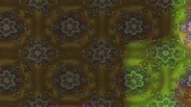 Renkli unsurlarla hareketli arka plan görüntüleri. Çiçekler. Eski model. Bayrak tarzı. Video kaydı. Şablon. Döngü. Kusursuz.. 