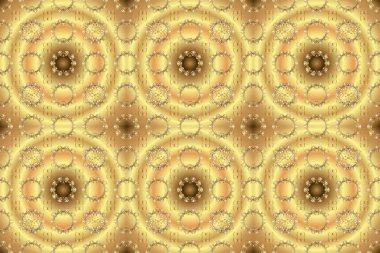 Raster klasik barok çiçeksiz altın desenli. Lüks, kraliyet ve Viktorya dönemi konsepti. Sarı, bej ve nötr renklerde altın desenli altın elementler. Süsleme.