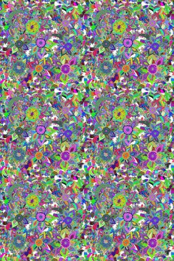 Hoş renklerde çiçekler. Nazik, narin çiçek arkaplanı. Raster çiçek desenli ve çiçekli..