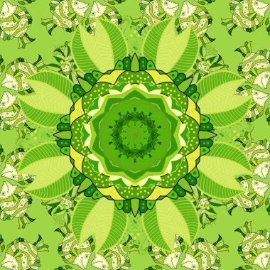 Nazik, narin çiçek arkaplanı. Çiçekli karalama şeklinde Raster çiçek deseni. Hoş renklerde çiçekler.