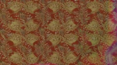 Renkli unsurlarla hareketli arka plan görüntüleri. Çiçekler. Eski model. Bayrak tarzı. Video kaydı. Şablon. Döngü. Kusursuz.. 