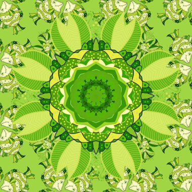 Nazik, narin çiçek arkaplanı. Çiçekli karalama şeklinde Raster çiçek deseni. Hoş renklerde çiçekler.