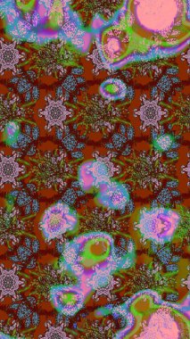 Klasik tropikal doğal elementlerin suluboya seti. Raster illüstrasyonu. Egzotik çiçekler, botanik parlak klasik doğa kahverengi ve yeşil renkler.