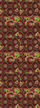 Güzel kumaş deseni. Raster suluboya deseni, narin çiçekler, kahverengi ve kırmızı çiçekler, tebrik kartı şablonu..