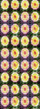 Eski model. Moda baskısı. Çiçeğin suluboya çizimlerinin mükemmel deseni. Dekorasyon ve tasarım için güzel bir desen. Suluboya çizim deseni.