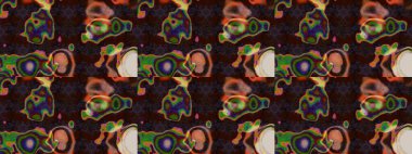 Çiçekleri, deniz kabukları, mandalaları ve suluboya efektleriyle donanma geçmişi. Yatak çarşafları, ceket, paket tasarımı, kumaş ve moda kavramları için tekstil baskısı. Çizim kalıbı etnik tasarım.