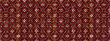 Kahverengi ve kırmızı renkte çiçekler. Renkli Yaz Temalı eskiz kalıbı. Düz Çiçek Elementleri Tasarımı. Sevimli çiçek raster deseni.